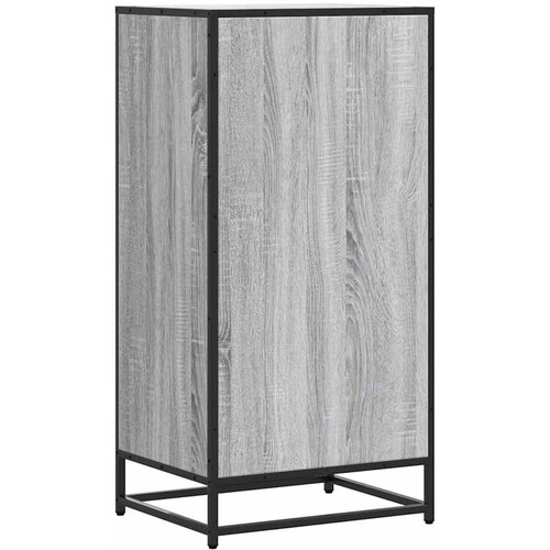 Stalak za cipele boja hrasta 48x38x97,5 cm konstruirano drvo Siva Slike