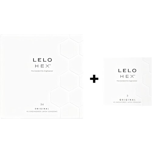 Lelo Hex Original - luksuzno pakiranje kondoma (36+3kom) Cijene