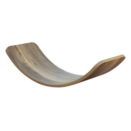 Hanah home Drvena balans daska Wavy Board Walnut Slike