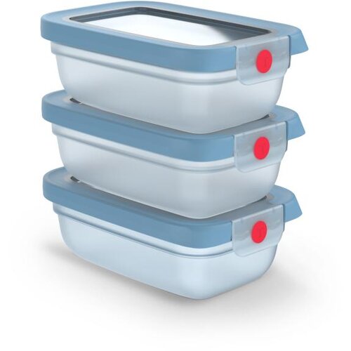 Tefal Set posodic za shranjevanje OneClick Value AQ, 3x0.5l, modra Slike