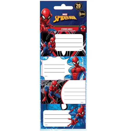 Luna Luna: Paket 20 nalepk za zvezke s Spidermanom Cene