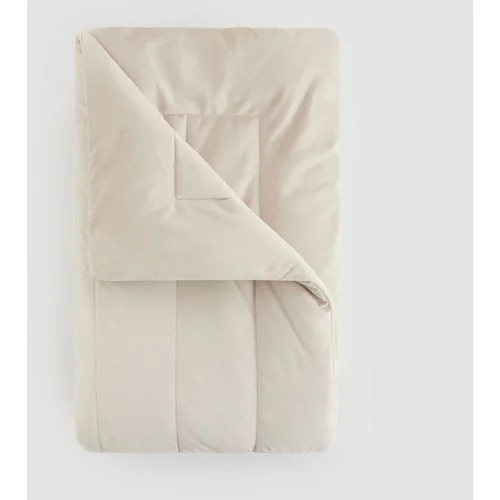 Reserved posteljno pregrinjalo iz navadne tkanine - bež