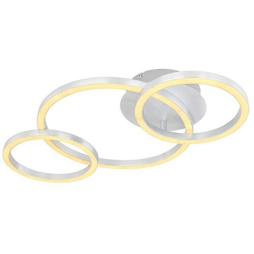 Globo LED stropna svjetiljka Reggy (24 W, D x Š x V: 54,5 x 30 x 7,5 cm, Srebrna, Topla bijela, 1 Kom.) Cijene