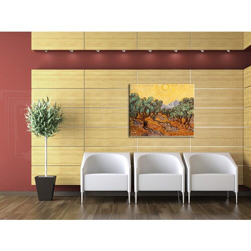  Slika na platnu OLIVE TREES &amp;ndash; Vincent van Gogh (reprodukcija) Slike