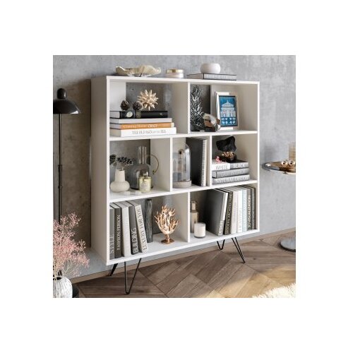 Woody Fashion polica za knjige mistico white Cene