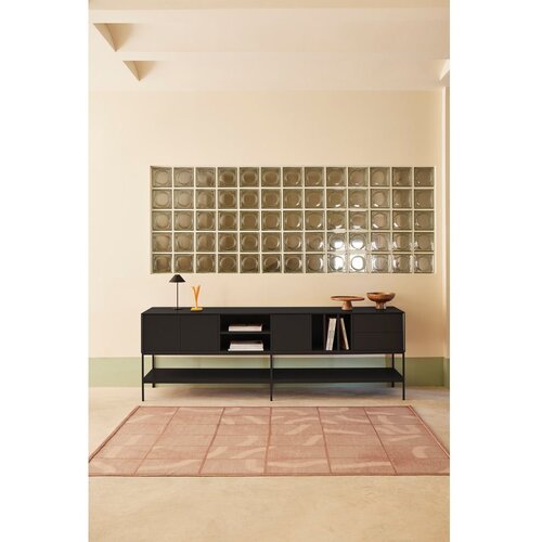 Teulat Crna TV komoda 220x74x45 cm Platt &amp;ndash; Slike