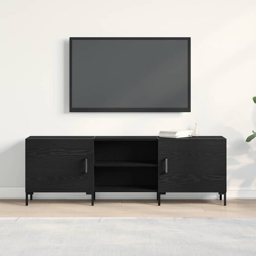  Set TV komoda Crni hrast 150 x 30 x 50 cm Konstruirano drvo Cene