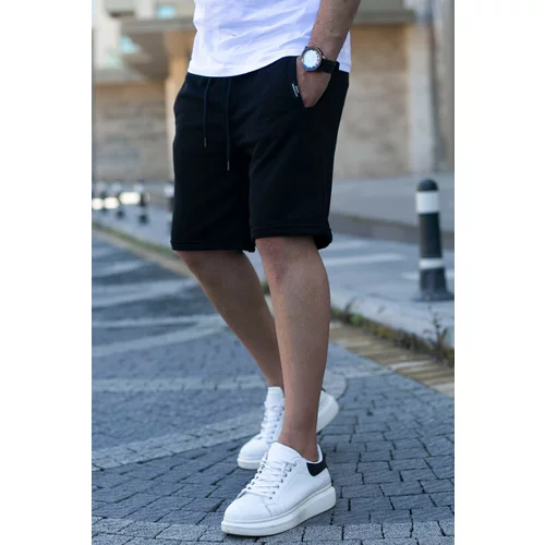 Madmext Shorts - Black - Normal Waist