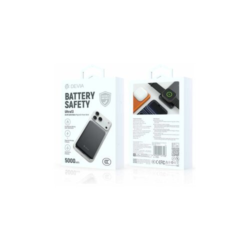 DEVIA Powerbank Ultra13 Magnetic PD 22,5W 5000mAh crni Cene