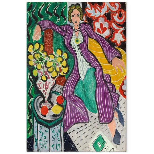  Slika - Henri Matisse &amp;ndash; Woman in a Purple Coat 20x30 Akustična Slike