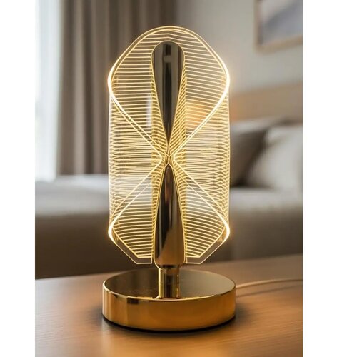  Stona LED lampa MPROW 3D optička iluzija 32cm Slike