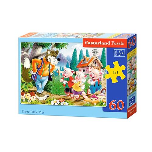Puzzle Vuk i 3 pra&scaron;čića (60 elemenata) Cijene