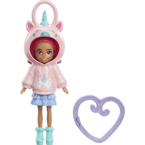 Polly Pocket Mattel : Lutka Margot s samorogovim puloverom (HKW02), (21382100)