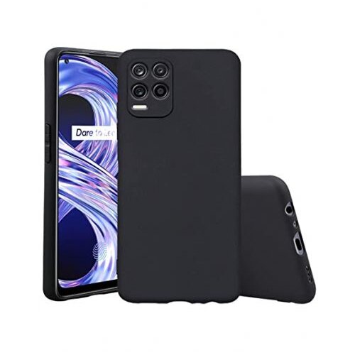 Onasi silikonski ovitek za realme 8 - mat črn Cene