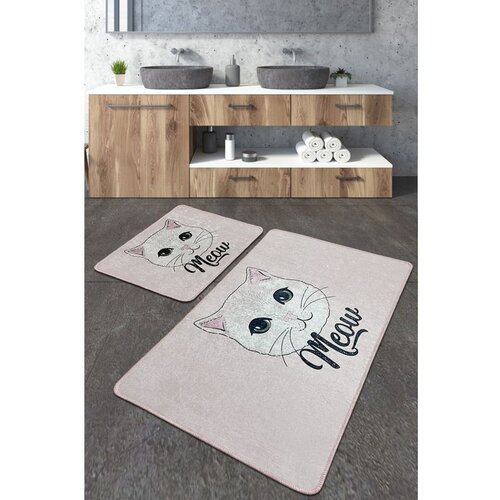  miya djt multicolor bathmat set (2 pieces) Cene