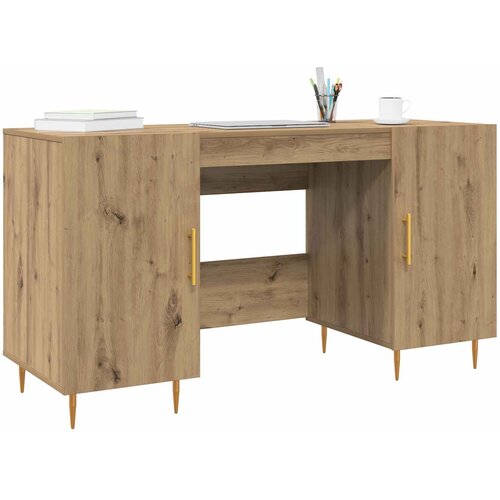  Stol hrast artisan Konstruirano drvo 140 x 50 x 75 cm Slike