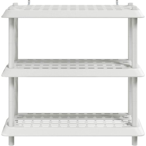  Jedinca za police 3 razina 100 x 40 x 96 cm PP Bijela Slike