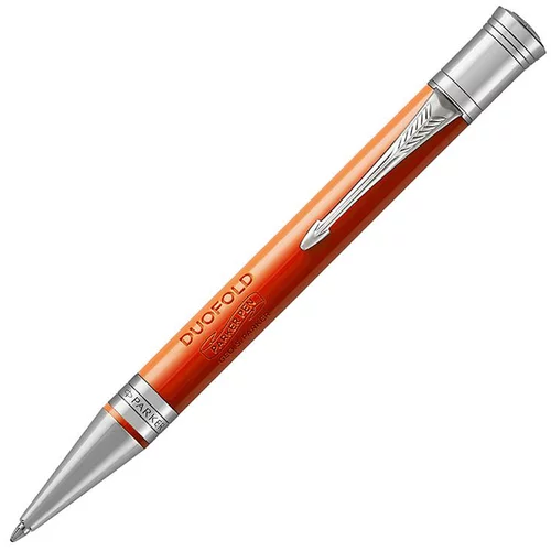 Parker Kemični svinčnik Duofold Classic, rdeče srebrn