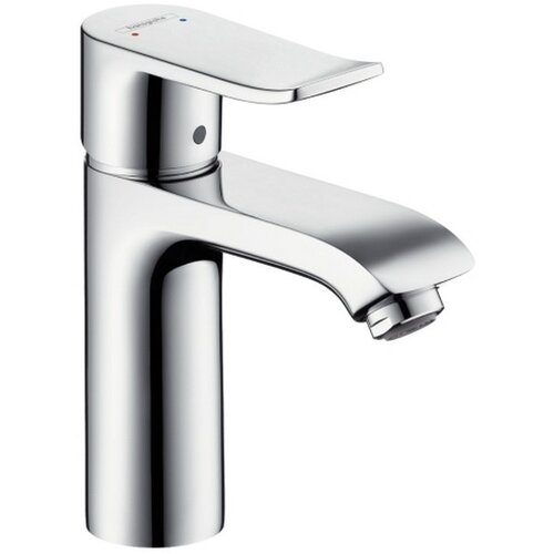 Hansgrohe enoročna armatura za umivalnik METRIS 110 z zgornjim delom sifona (31080000) Slike