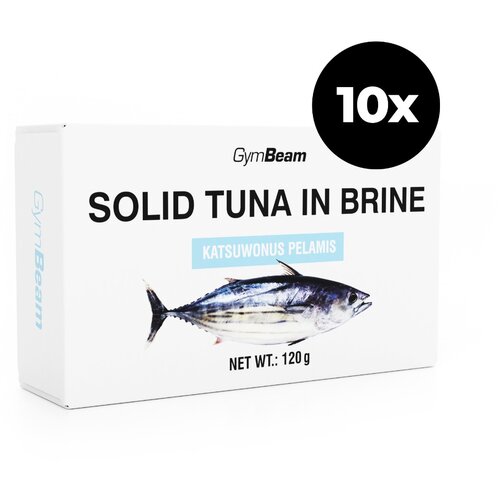 GymBeam tunjevina u salamuri 10 x 120 g Slike