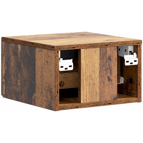  Noćni ormarić za montažu na zid Staro drvo 33 x 34,5 x 20 cm Slike
