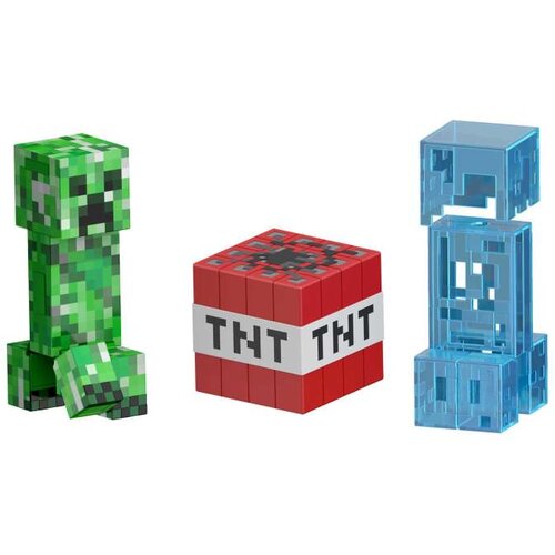 Mattel Minecraft figurica Diamond Level Creeper z orožjem TNT Block in dodatki, Ve?barvno, (21581903) Cene