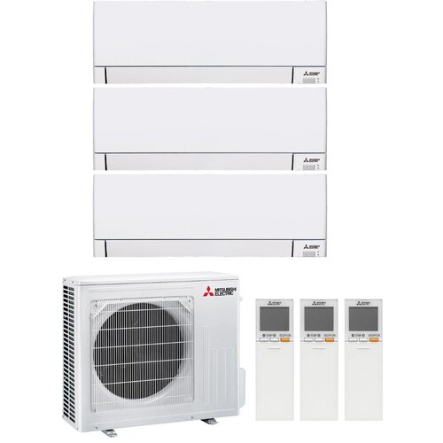 Mitsubishi Multisplit klimatska naprava 3x MSZ-AY25VGKP / MXZ-3F54VF5 Cene
