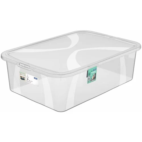 Rotho Plastična škatla za shranjevanje s pokrovom 29 l Lona - Rotho