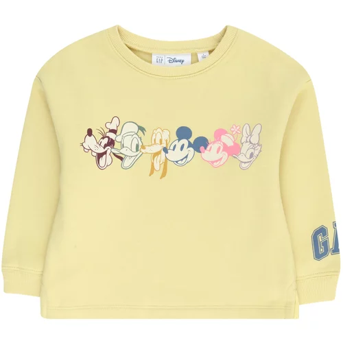 GAP Sweater majica žuta / ljubičasta / ljubičasta / roza