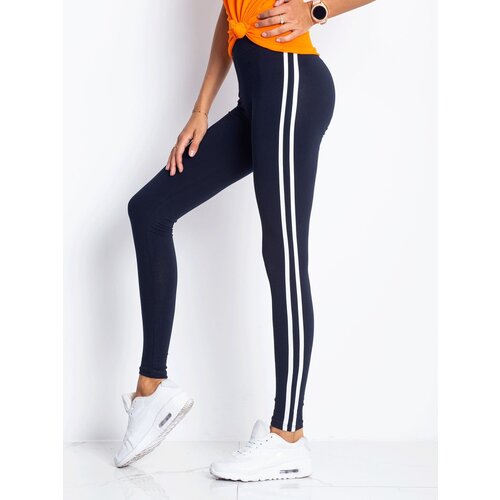 BASIC Feel Good Leggings-RV-LG-4954.12-navy blue Cene