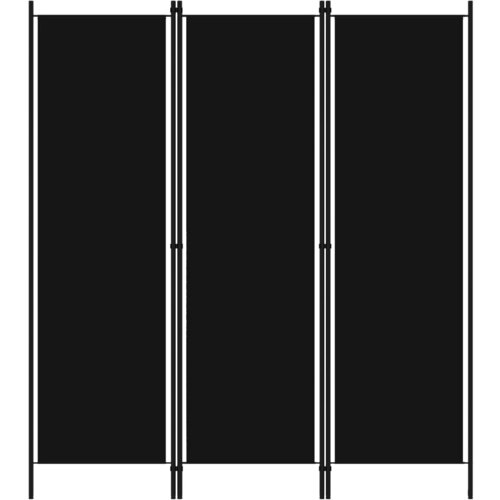vidaXL Paravan 3-delni črn 150x180 cm Cene
