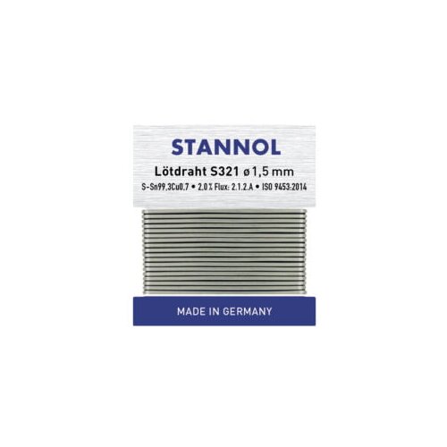 Stannol žica za lemljenje 14gr 1.5mm Sn99Cu1 472286 Slike
