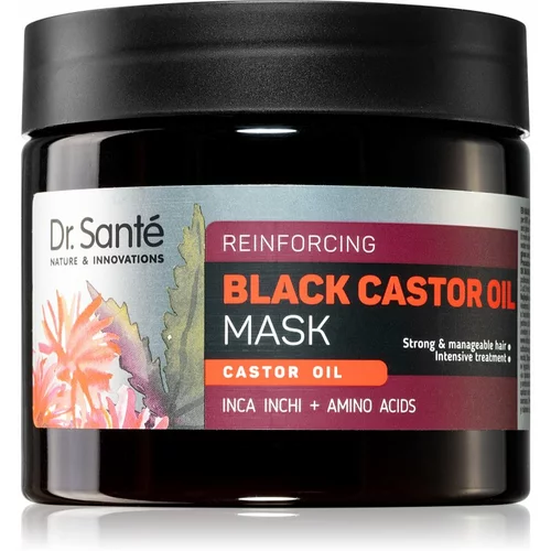 Dr. Santé Black Castor Oil intenzivna maska za lase 300 ml