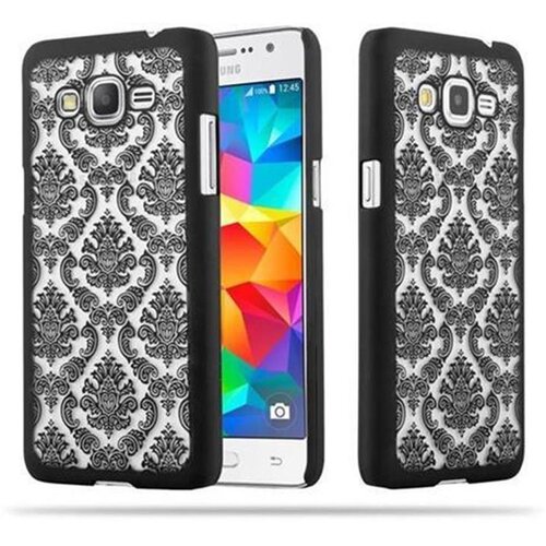 Cadorabo CARE, združljiv s Samsungom v črni barvi - trdi za&amp;scaron;čitni pokrov v Flower Paisley Henna Design proti praskam in udarcem, (20563446) Slike