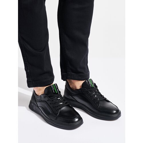 Shelvt Men's black lace-up sports shoes Cijene