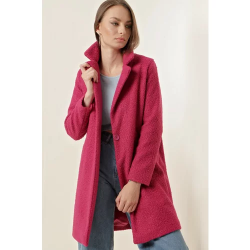 Bigdart Coat - Pink - Double-breasted