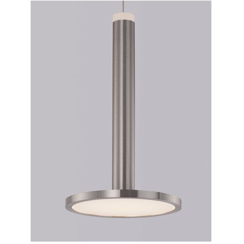 Nova Luce Kovinska LED viseča svetilka v mat srebrni barvi &amp;oslash; 15 cm Palencia &amp;ndash; Slike