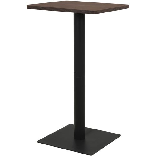 VidaXL Bistro miza temno pepelnata 50x50x107 cm Slike