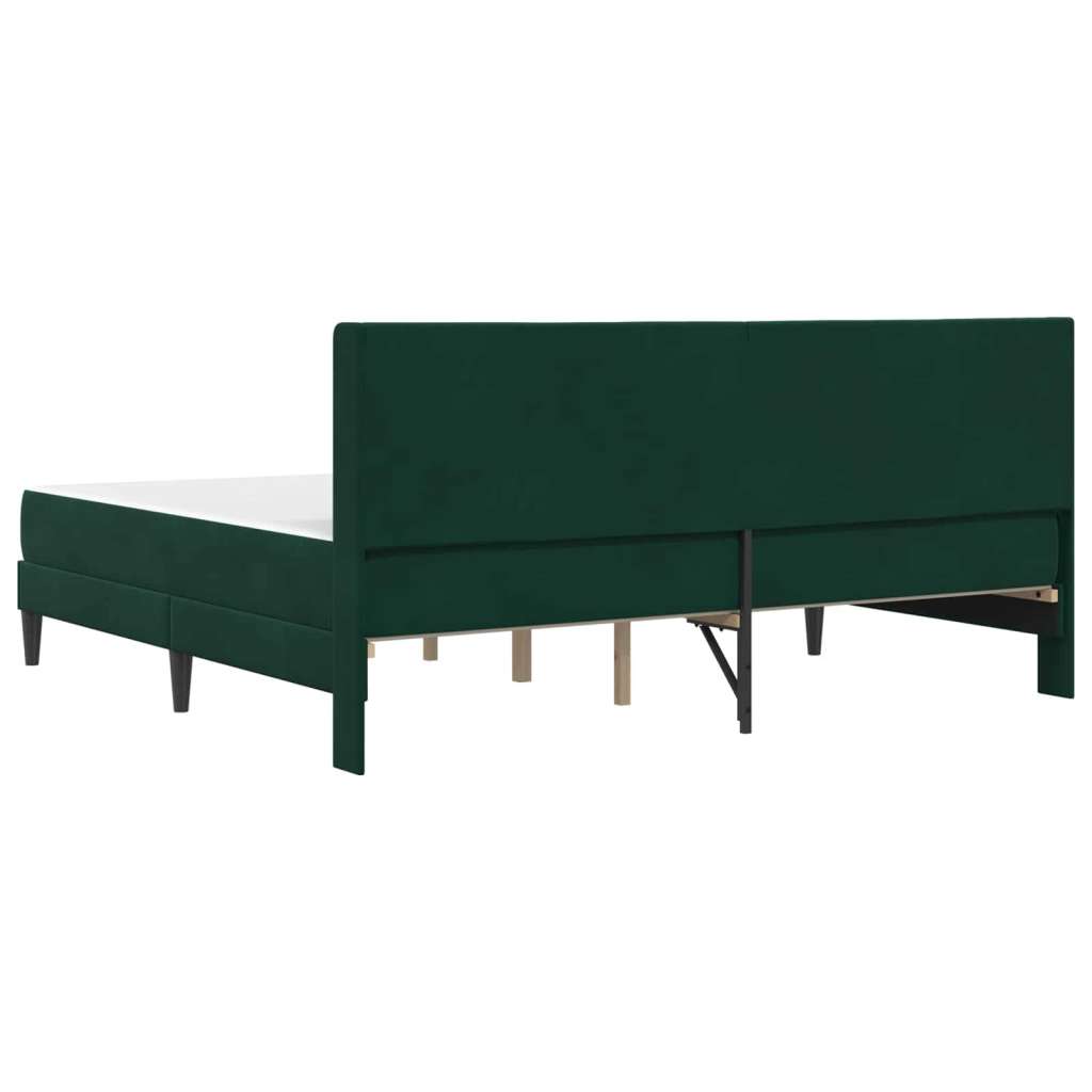  Okvir za krevet Tamnozelena 180 x 200 cm Bar&amp;scaron;un - Tamnozelena 180 x 200 cm Slike