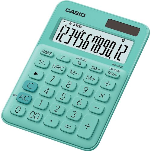 Casio Kalkulator MS-20 UC-GN zeleni Slike
