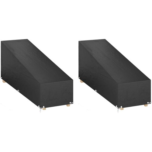  Navlake za ležaljku 2 kom s 12 u&scaron;ica 205x75x40/70 cm polietilen Cijene