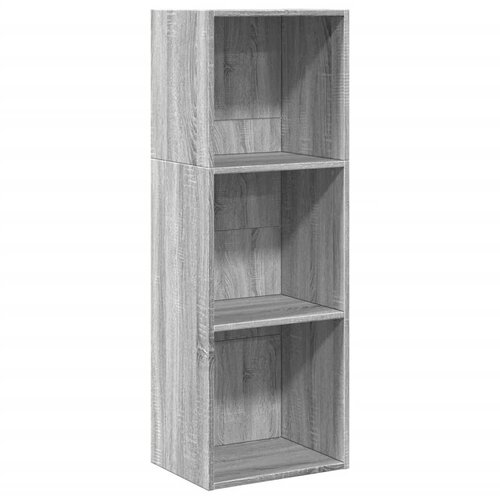 Maison Chic Knjižna omara - Knjižni regal siva sonoma 40x30x114 cm inženirski les, (21725855) Cene