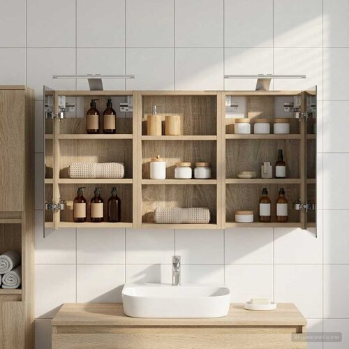  Set ormarića za kupaonicu 3 kom. 90 x 10,5 x 50 cm Cijene