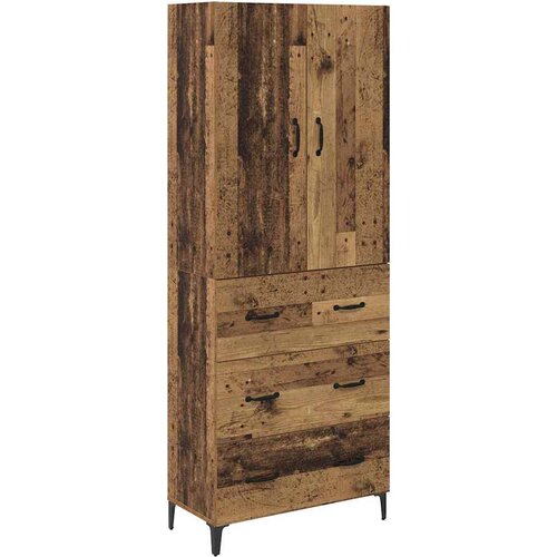  Highboard Staro drvo 69,5 x 34 x 180 cm Konstruirano drvo Slike