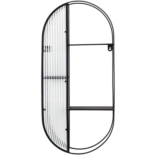 House Nordic Crna metalna polica s vi&amp;scaron;e razina 32 cm Newcastle &amp;ndash; Slike