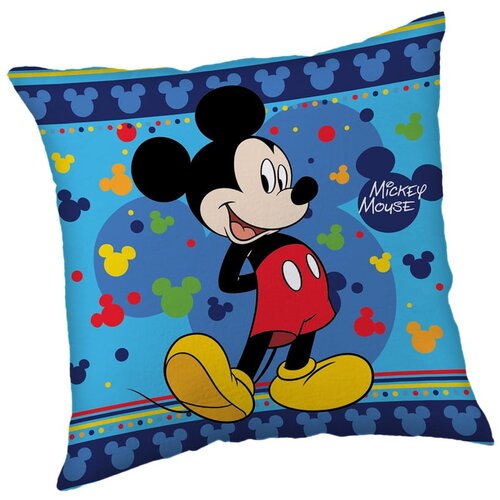 Jerry Fabrics Otro&amp;scaron;ka blazina iz flisa 40x40 cm Mickey &amp;quot;Blue&amp;quot; &amp;ndash; Slike