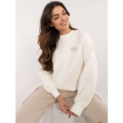 Sublevel Sweatshirt-D10600T02656B-ecru Slike