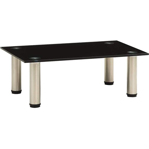 TV stalak crni 40 x 35 x 17 cm od kaljenog stakla Cijene