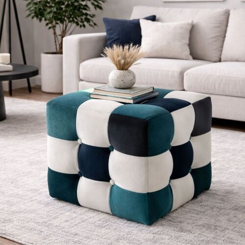 Atelier Del Sofa Taburei, 42x42x42cm, Bijela Slike