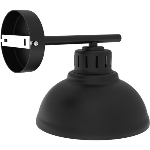  Zidna lampa SVEN 1xE27/15W/230V crna Slike